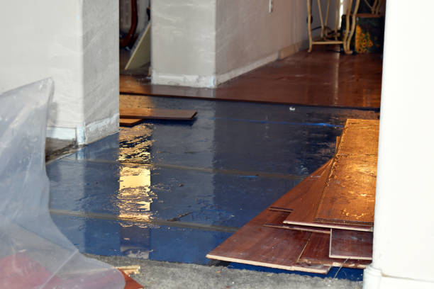 Professional Flood Cleanup technician working in Trumbauersville, PA